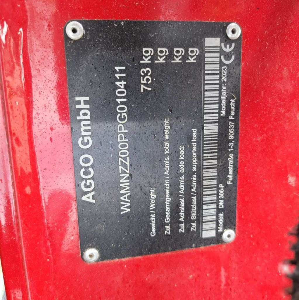 Faucheuse MASSEY FERGUSON DM306 P - photo slide 10