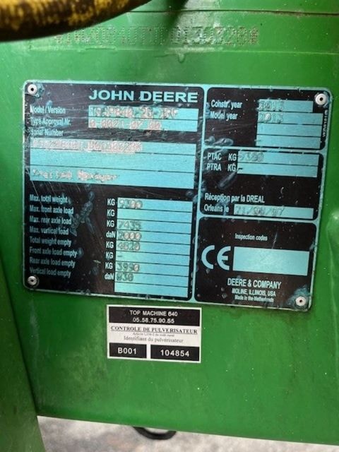 Pulverisateur JOHN DEERE TF 840 i - photo slide 7