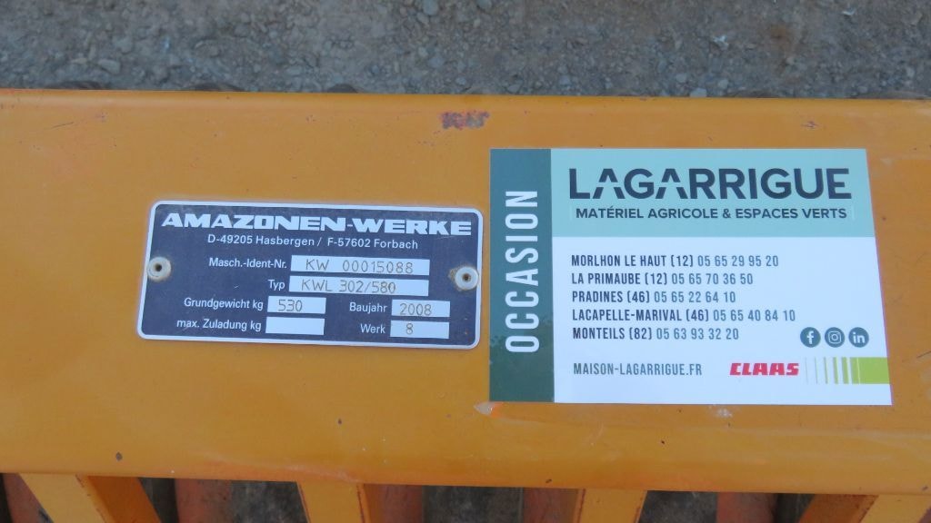 Dechaumeur AMAZONE CATROS 3001 - photo slide 15