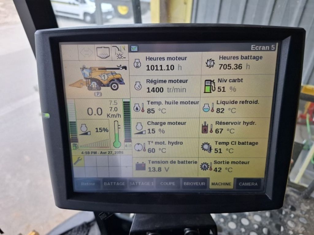 Moissonneuse NEW HOLLAND CR 10.90 REVELATION - photo slide 9
