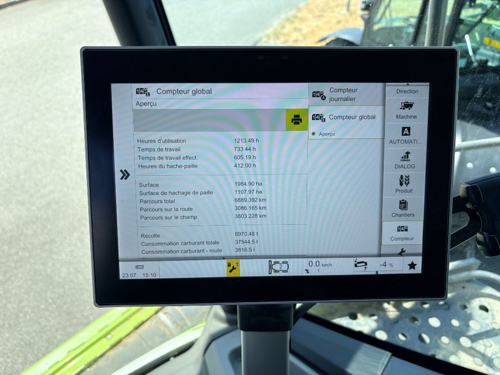 Moissonneuse CLAAS TRION 730 TERRATRAC - photo slide 12