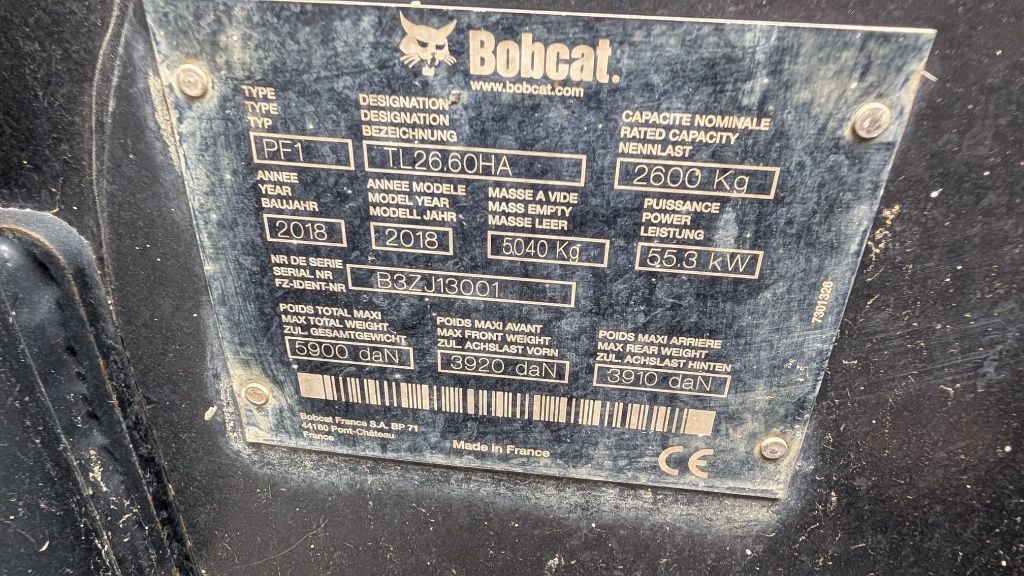 Telescopique BOBCAT TL 26.60 TP - photo slide 20