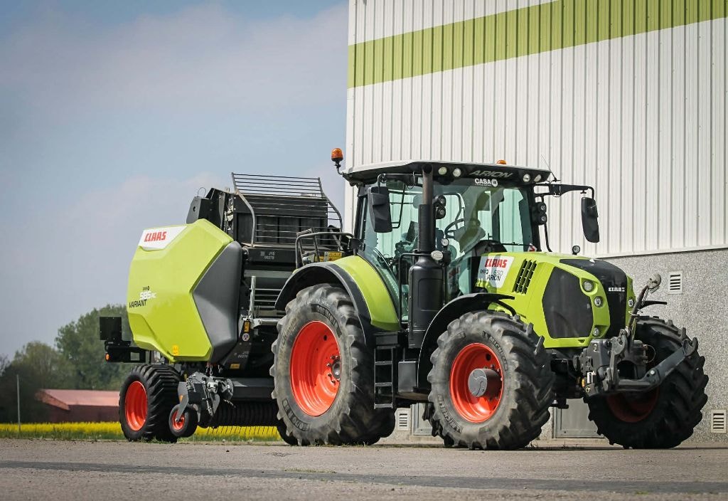 Presse balles rondes CLAAS 585rc - photo slide 11