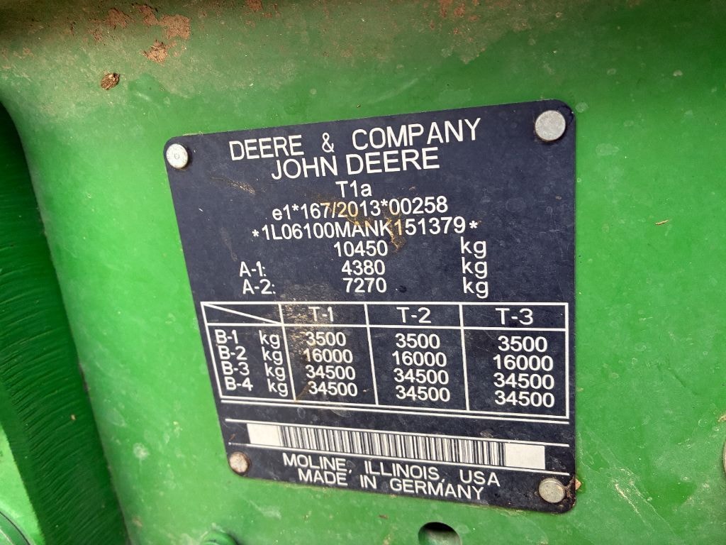 Tracteur chargeur JOHN DEERE 6100 M AUTOQUAD - photo slide 17