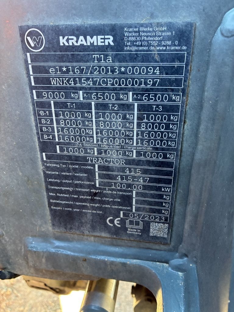 Telescopique KRAMER KT407 - photo slide 16