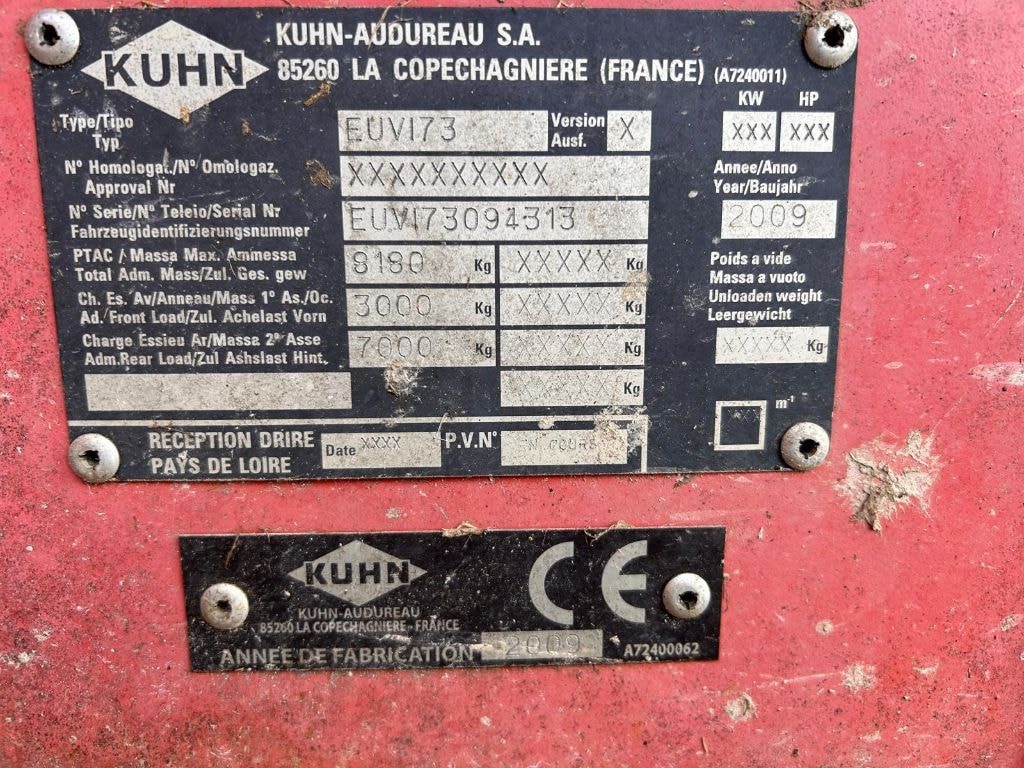 Melangeuse KUHN Euromix Plus 173 - photo slide 12