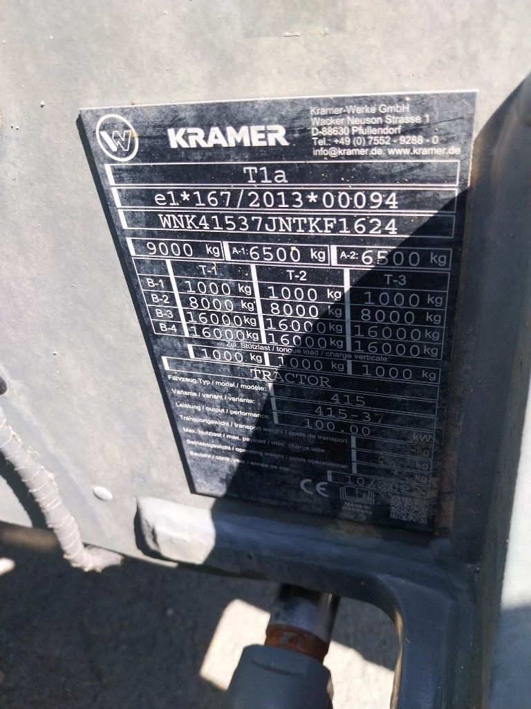 Telescopique KRAMER KT 407 - photo slide 23