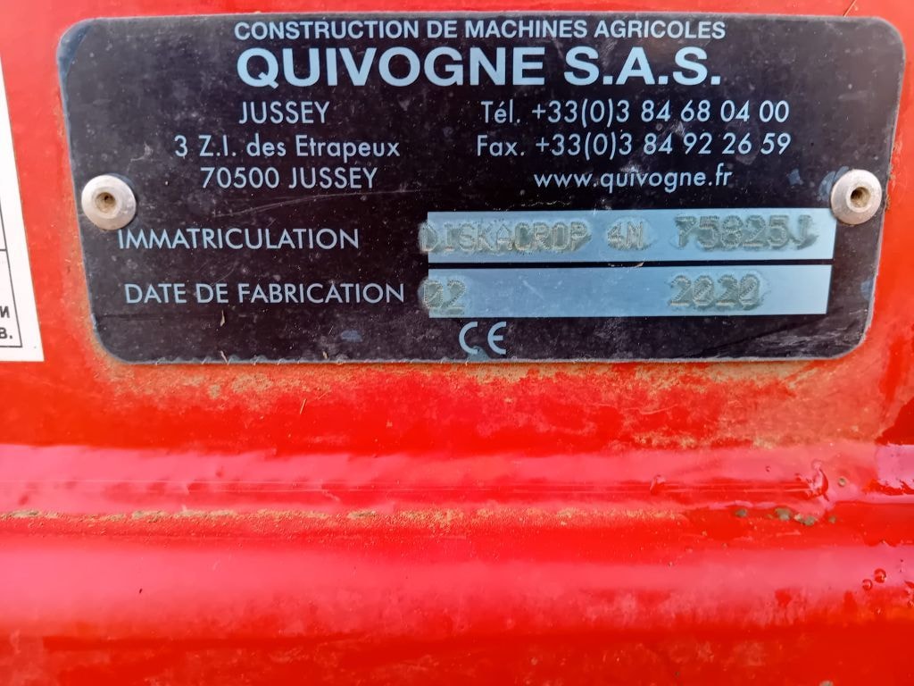 Dechaumeur QUIVOGNE Diskacrop 4m - photo slide 22