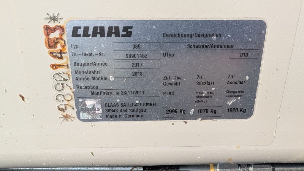 Andaineur CLAAS Liner 3100 - photo slide 36