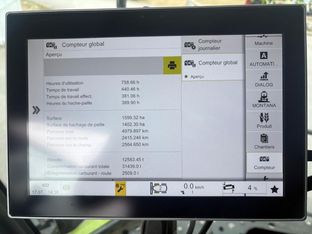 Moissonneuse CLAAS Lexion 7700 Montana 4x4 - photo slide 9
