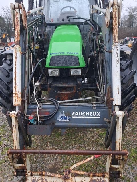 Tracteur chargeur DEUTZ FAHR AGROTRON 90 + FAUCHEUX F200 - photo slide 7