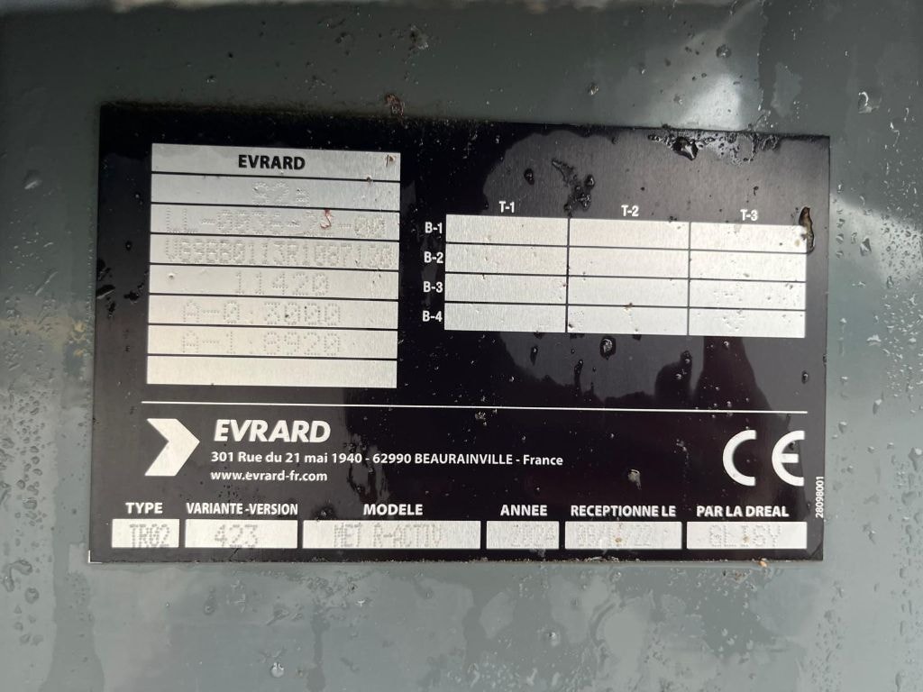 Pulverisateur EVRARD METEOR R-ACTIVE 4200 - photo slide 12