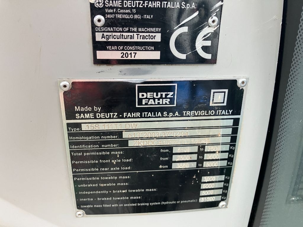 Tracteur DEUTZ FAHR 5115 - photo slide 25