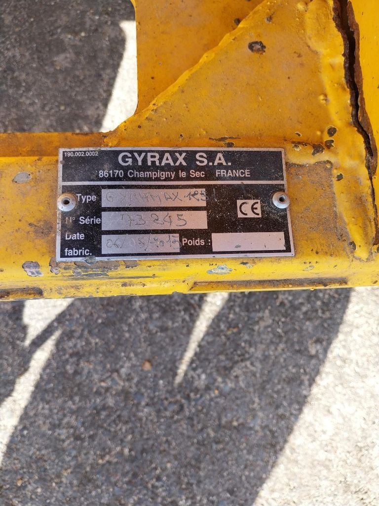 Epareuse GYRAX Gyramax 1251 - photo slide 9