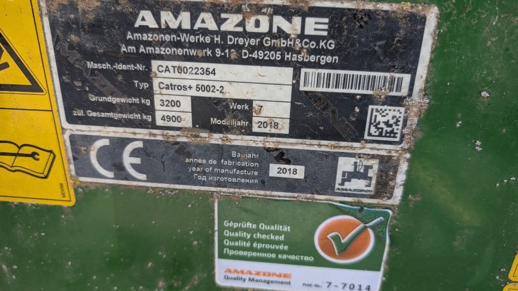 Dechaumeur AMAZONE Catros + 5002-2 - photo slide 3