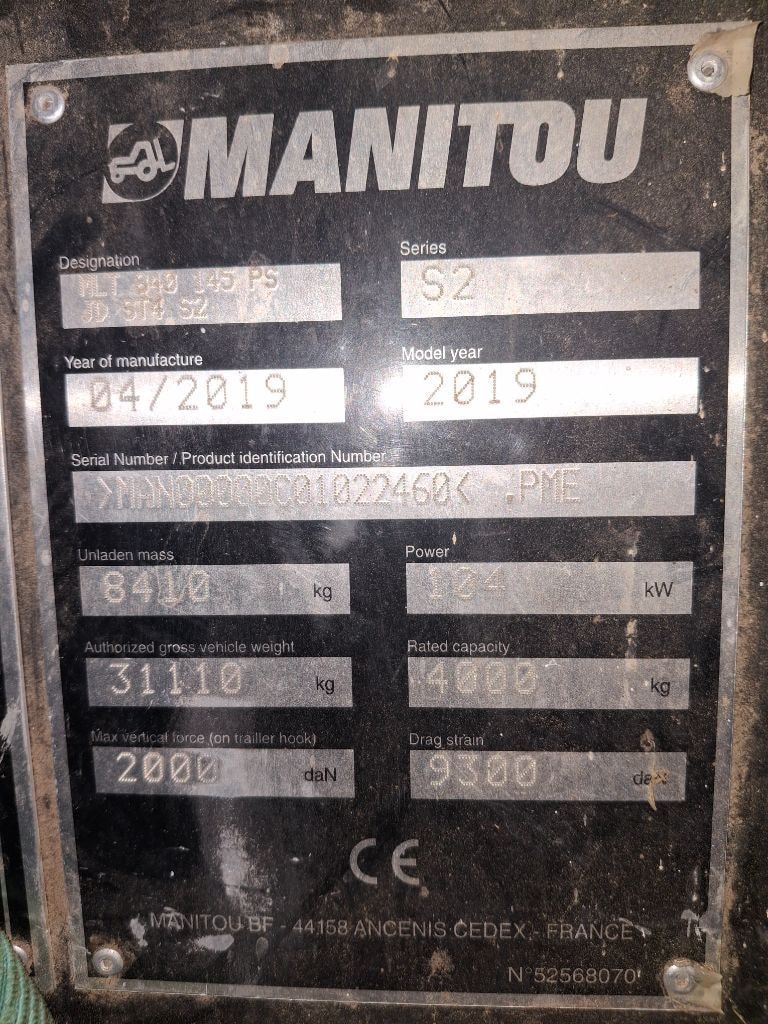 Telescopique MANITOU MLT 840-145 PS - photo slide 3