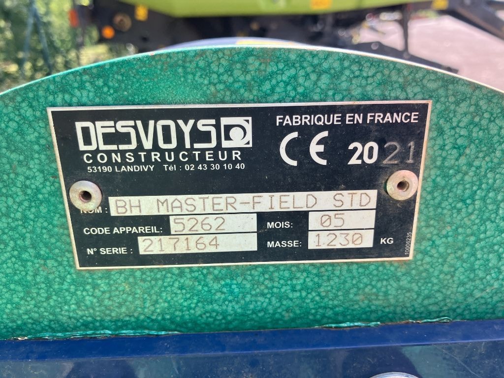 Broyeur DESVOYS MASTER FIELD 280 - photo slide 18