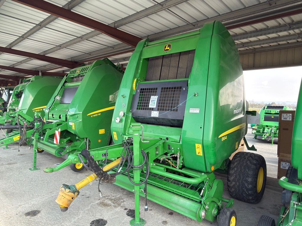 Presse balles rondes JOHN DEERE 864 MAXICUT 14 COUTEAUX - photo slide 3