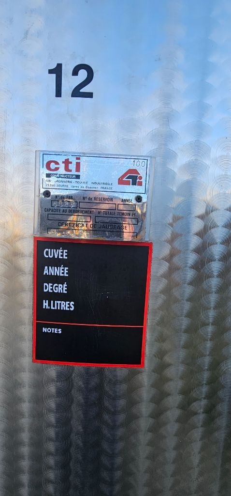 Cuve vinicole CTI CUVE 100HL Cylindrique - photo slide 2