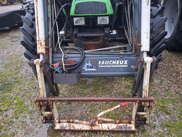Tracteur chargeur DEUTZ FAHR AGROTRON 90 + FAUCHEUX F200 - photo slide 6