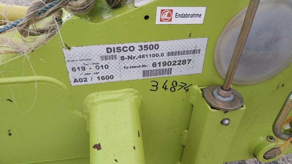Faucheuse CLAAS Disco 3500 - photo slide 2