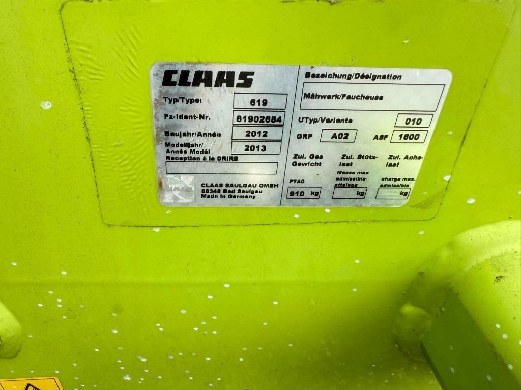 Faucheuse CLAAS DISCO 3500 CONTOUR - photo slide 8