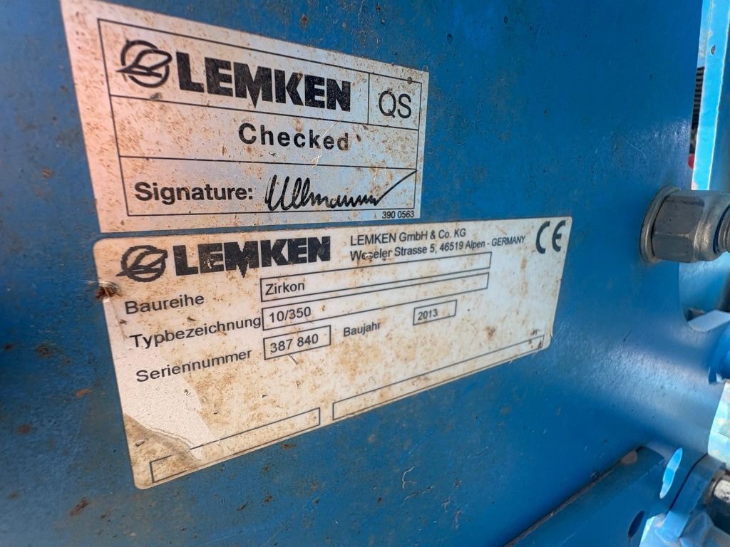 Combine de Semis LEMKEN Solitair 9/350 ds + zirkon 10/350 - photo slide 10