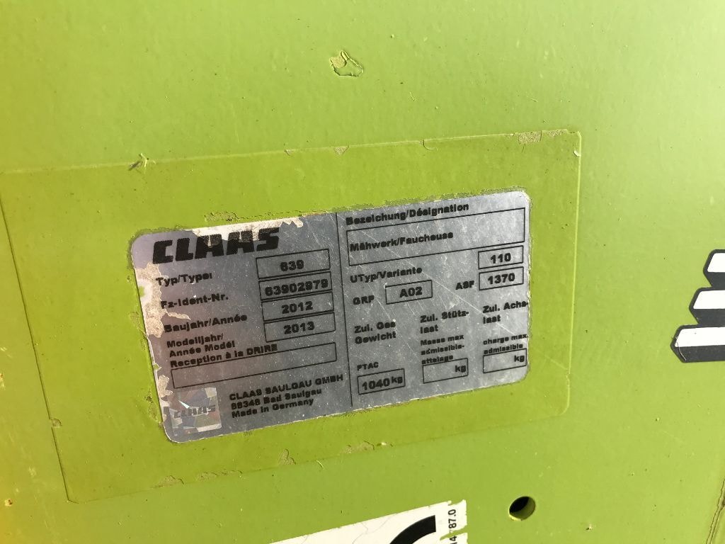Faucheuse conditionneuse CLAAS DISCO 3100 FRC Profil - photo slide 22