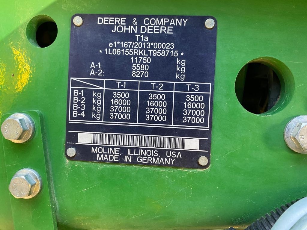 Tracteur JOHN DEERE 6155R - photo slide 24