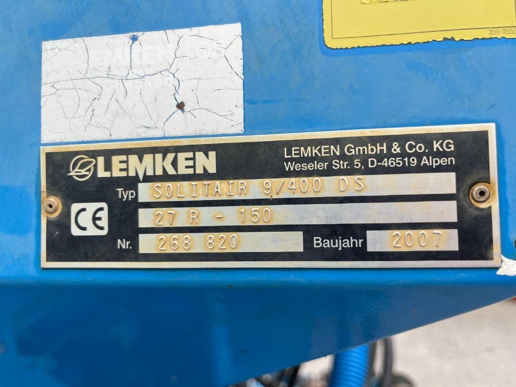Combine de Semis LEMKEN Solitair 9 2007 / Zirkon 10 2014 - photo slide 17