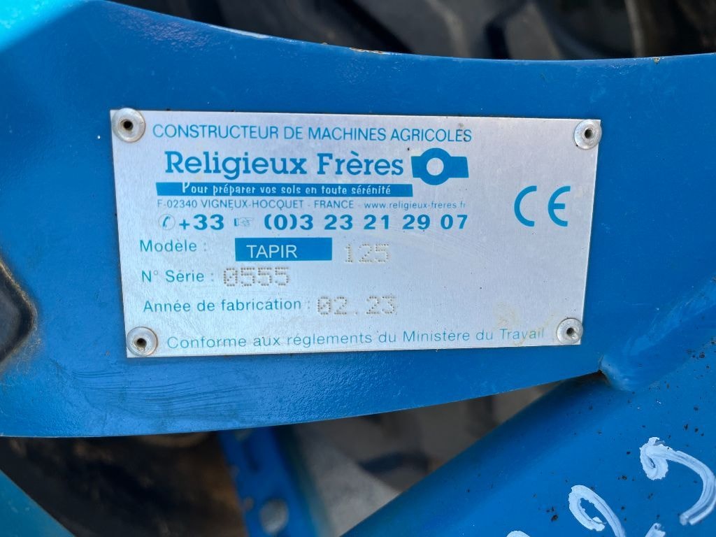 Tasse Avant RELIGIEUX Tapir 125 - photo slide 6
