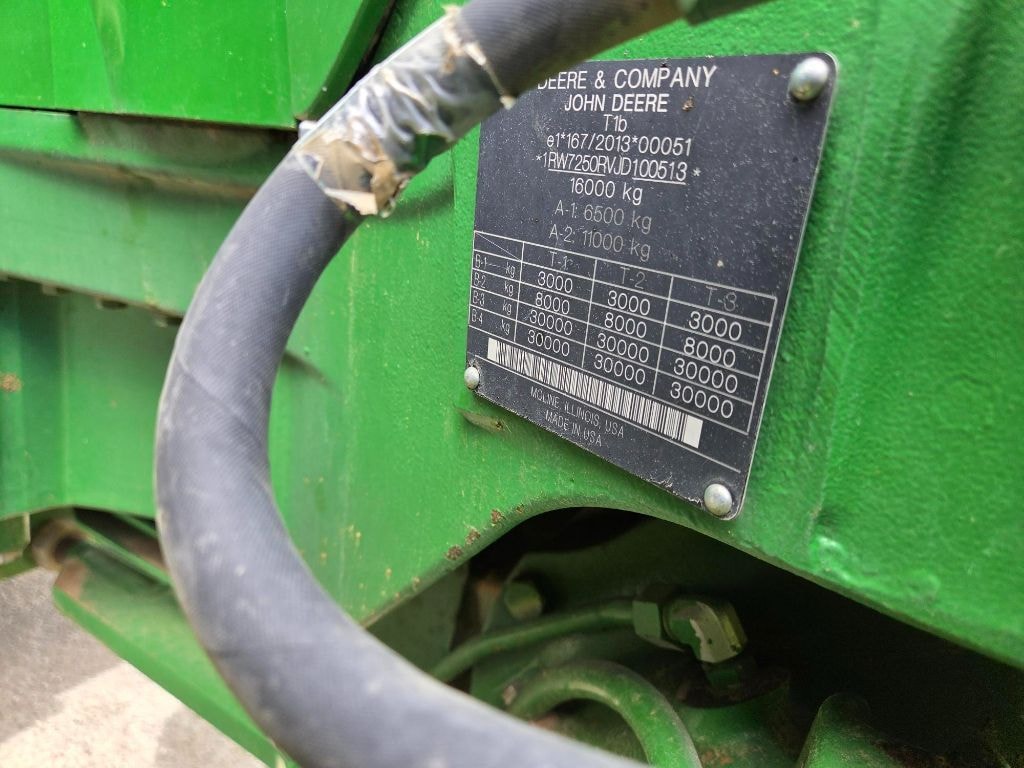 Tracteur JOHN DEERE 7250R - photo slide 20