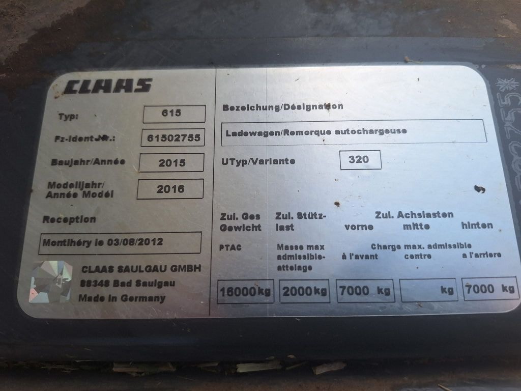 Autochargeuse CLAAS QUANTUM 5700 P - photo slide 6