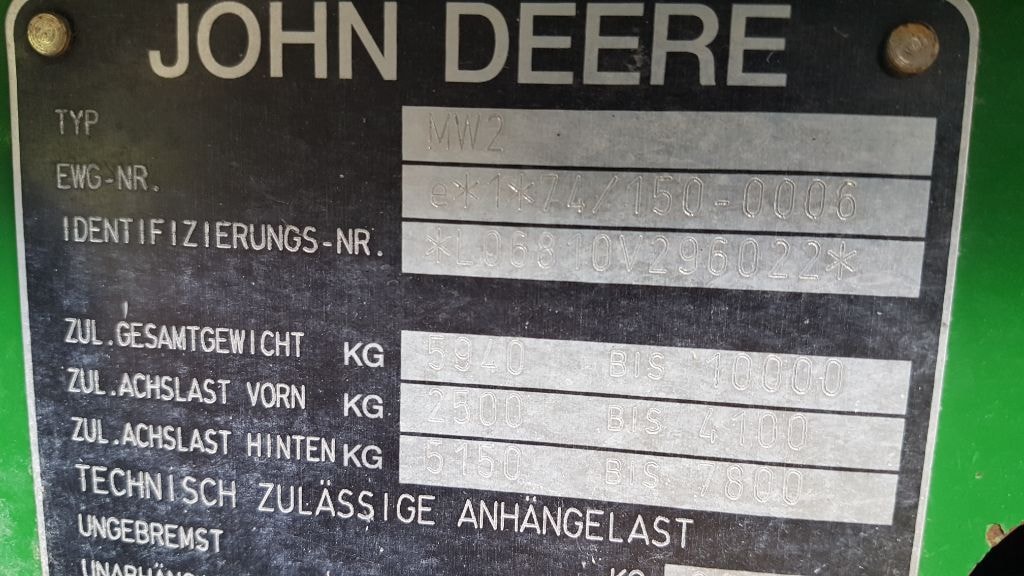 Tracteur chargeur JOHN DEERE 6810 TLS - photo slide 12