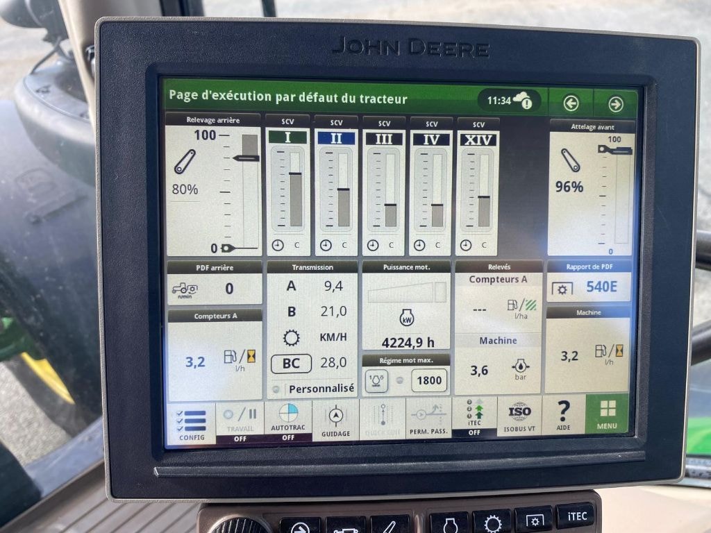 Tracteur JOHN DEERE 6155R - photo slide 20
