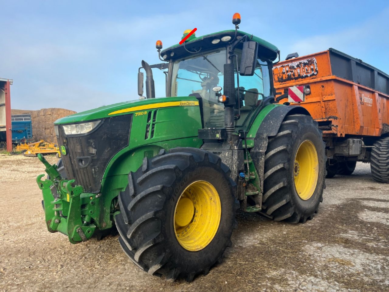Tracteur JOHN DEERE 7310R - photo slide 1