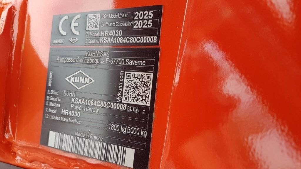 Herse rotative KUHN HR4030 - photo slide 3