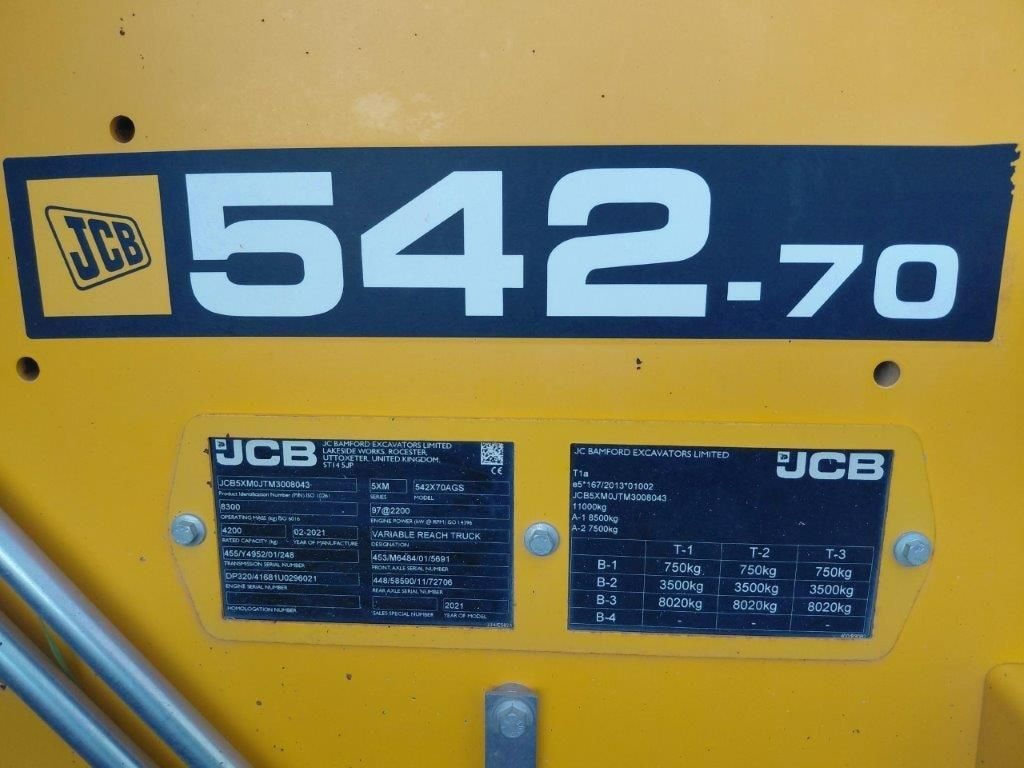 Telescopique JCB 542-70 agri super - photo slide 7
