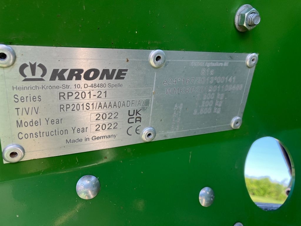 Presse balles rondes KRONE Varipack V190XC - photo slide 21
