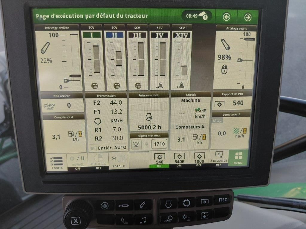 Tracteur JOHN DEERE 6195R - photo slide 5