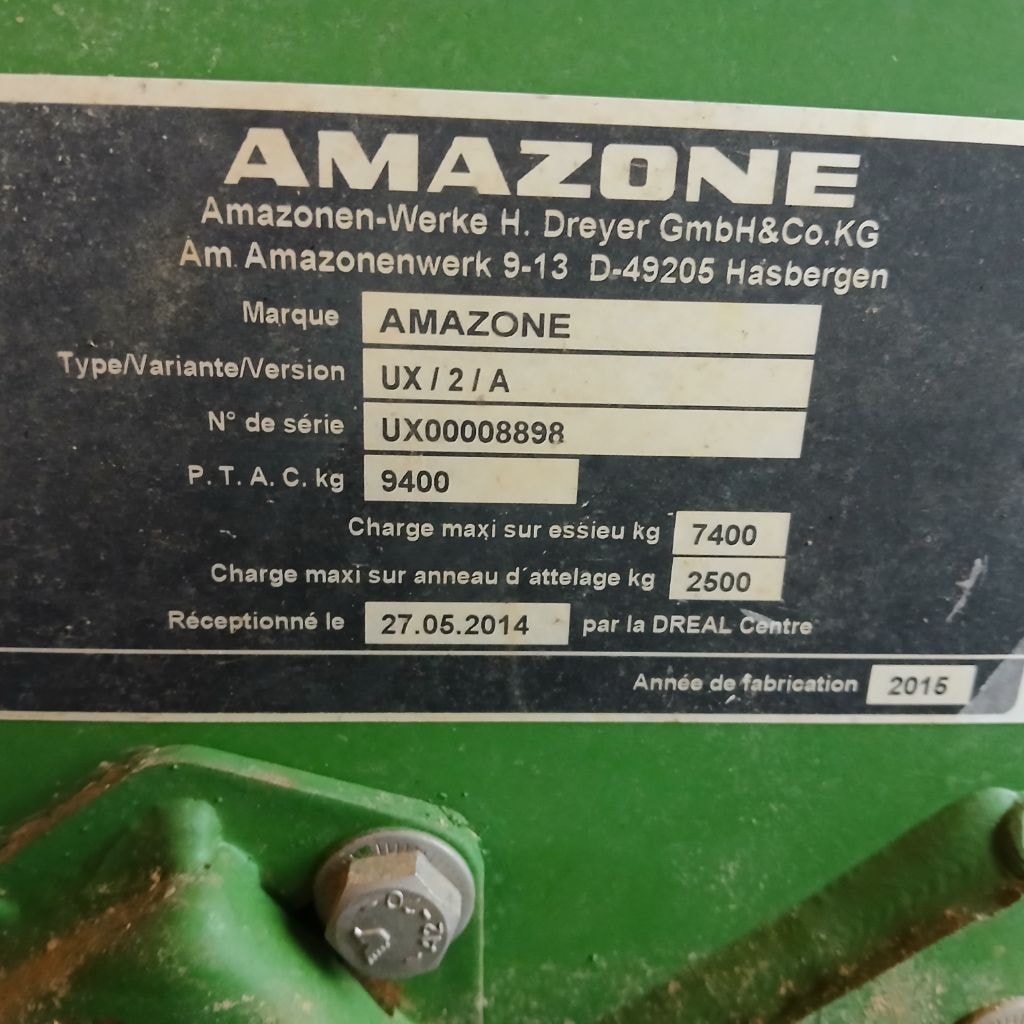 Pulverisateur AMAZONE UX 4200 - photo slide 8