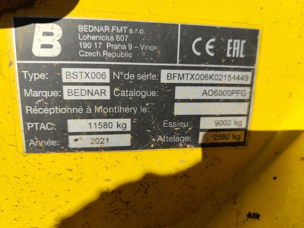 Dechaumeur BEDNAR ATLAS AO 6000 PROFI - photo slide 7