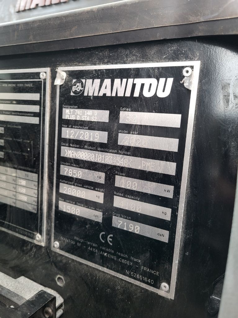 Chariot télescopique MANITOU MLT 741 140 V+ CLASSIC - photo slide 2