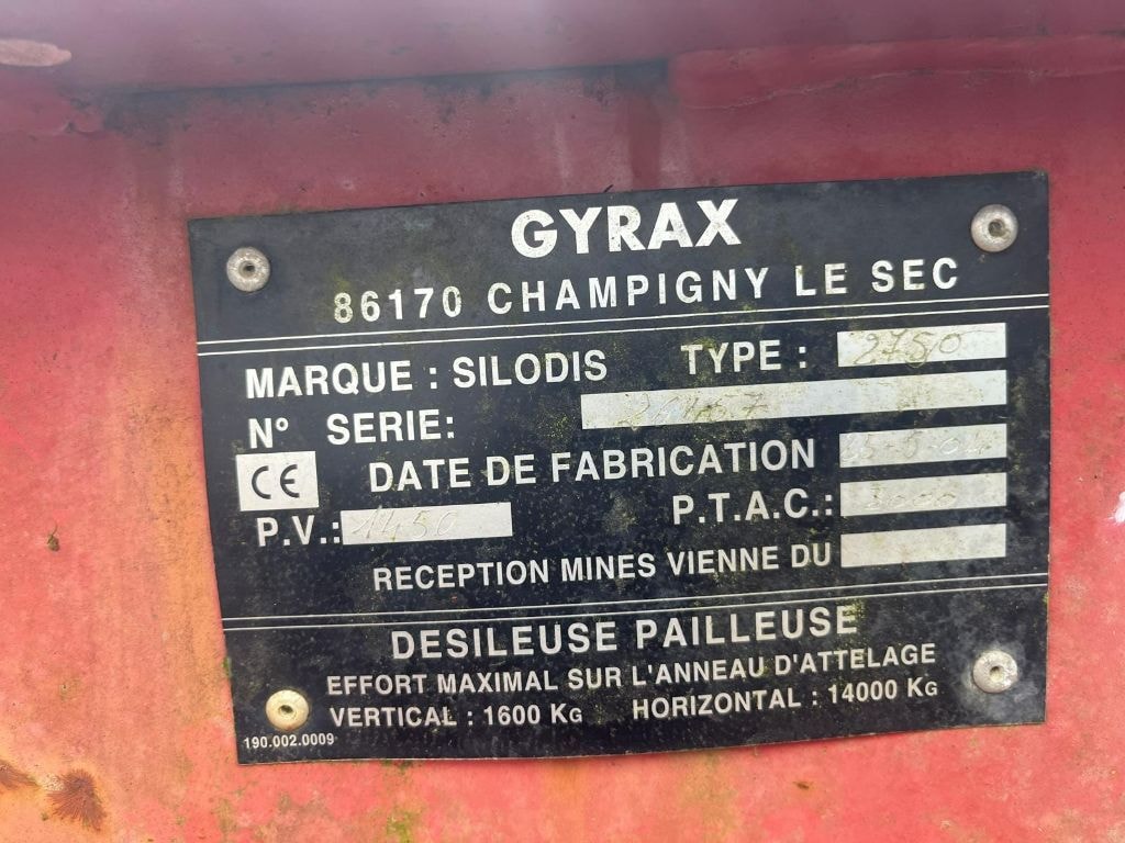 Desileuse pailleuse GYRAX 2750 - photo slide 5