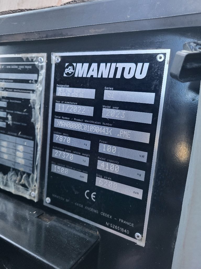 Chariot télescopique MANITOU MLT 741 140 V+ PREMIUM - photo slide 8