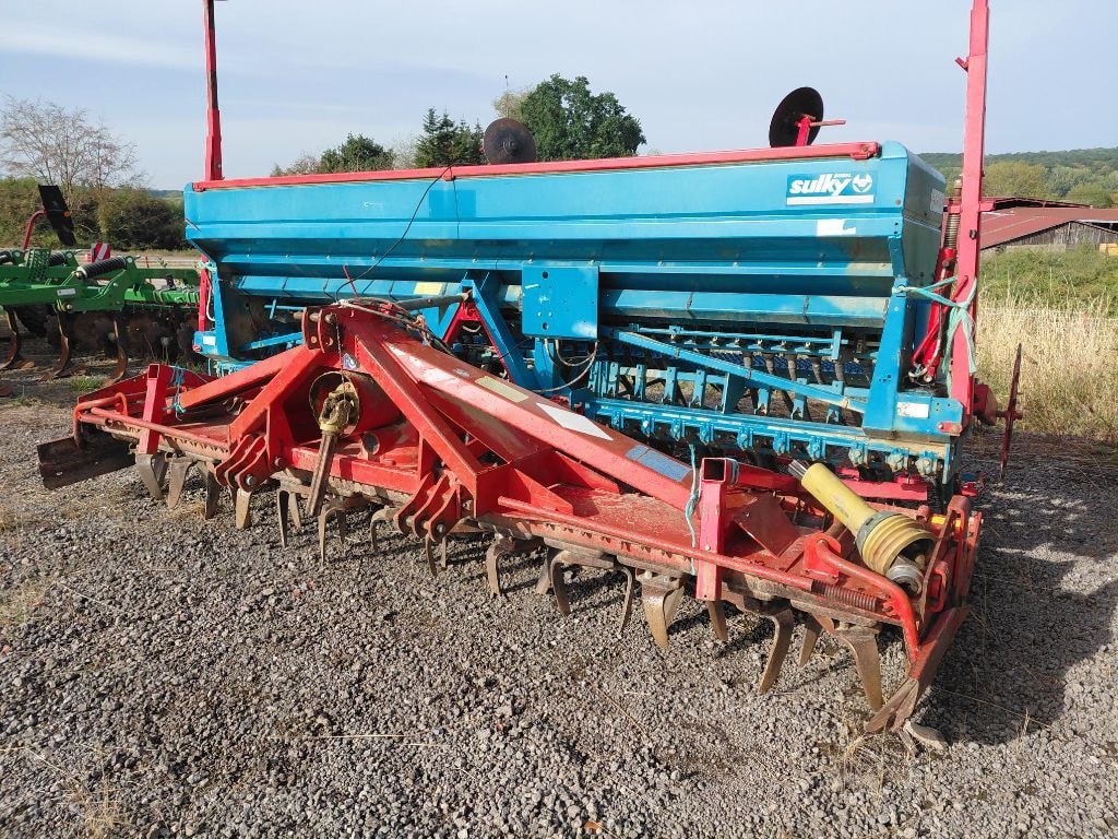 Combine de Semis KUHN HR 4001 M + SULKY COMPACT 4 M. - photo slide 3