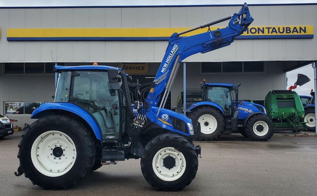 Tracteur chargeur NEW HOLLAND T5.85 dual cmd - photo slide 1