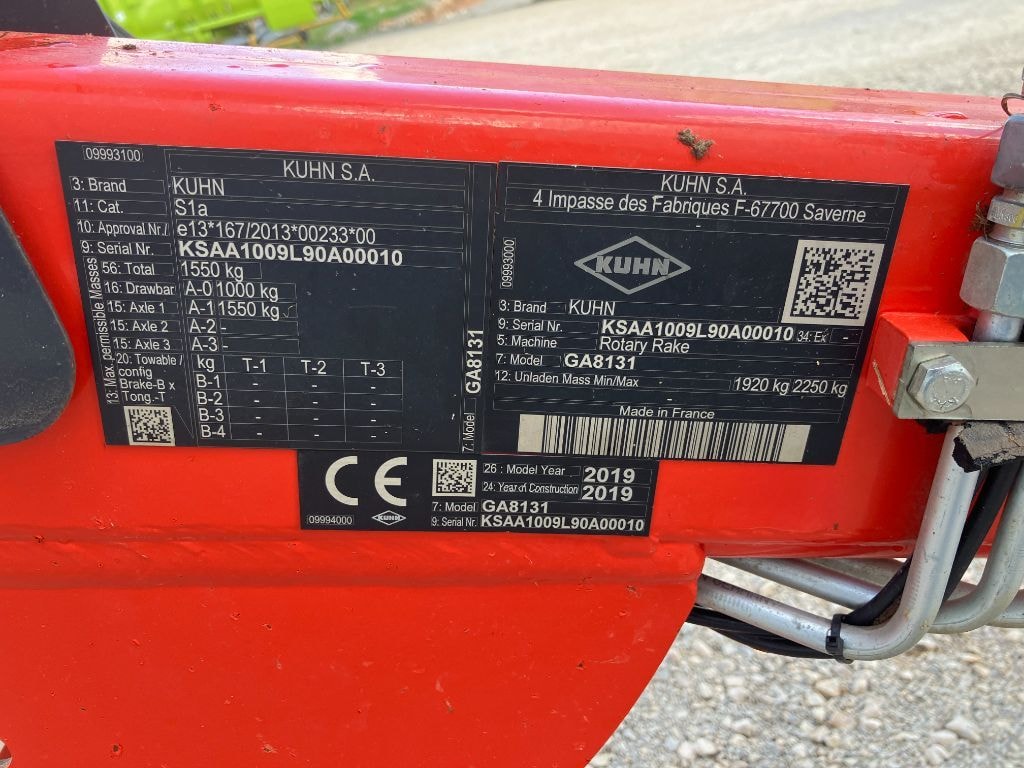 Andaineur KUHN GA 8131 - photo slide 18