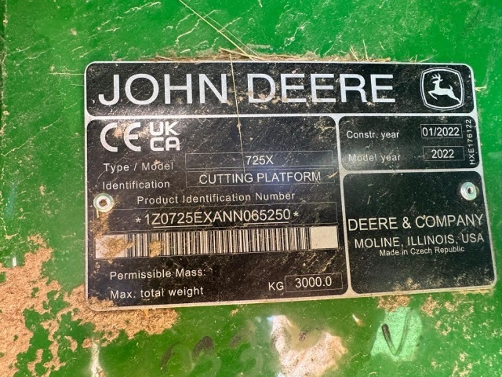 Coupe (MB) JOHN DEERE 725X - photo slide 8