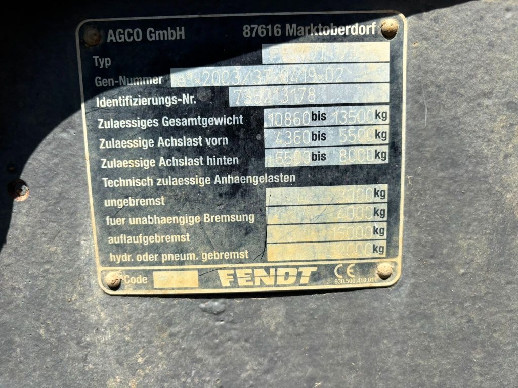 Tracteur FENDT 720 SCR PROFI - photo slide 19